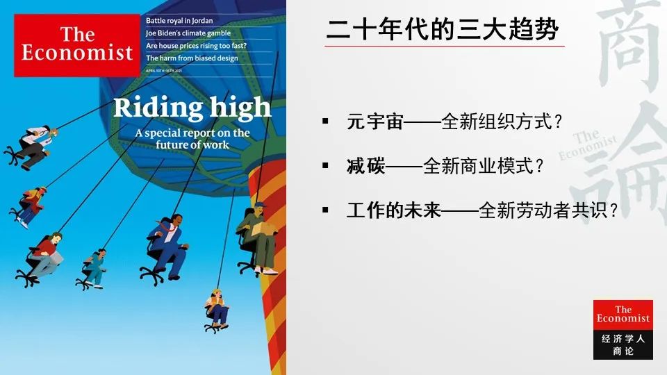 二十年代的三大趨勢